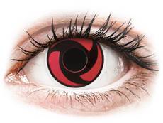 Punaiset Mangekyu piilolinssit - ColourVue Crazy (2 kpl)