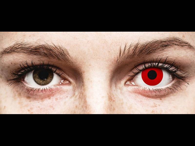 Punaiset Devil piilolinssit - ColourVue Crazy (2 kpl)