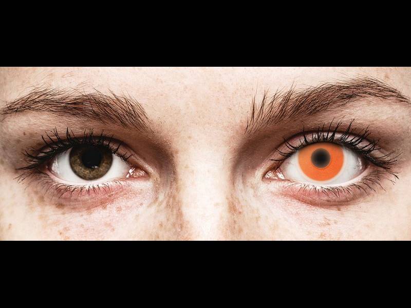 Oranssit Glow piilolinssit - ColourVue Crazy (2 kpl)