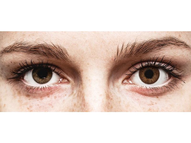 Ruskeat piilolinssit - tehoilla - TopVue Color (2 kpl)