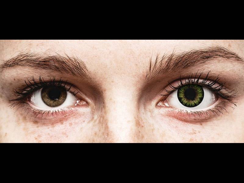 Vihreät Party piilolinssit - ColourVUE BigEyes (2 kpl)