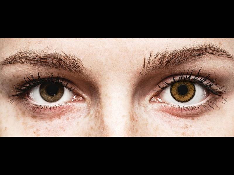 Ruskeat India piilolinssit - SofLens Natural Colors (2 kpl)